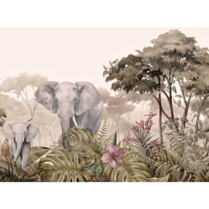 Papier peint panoramique La Marche douce  Intissé