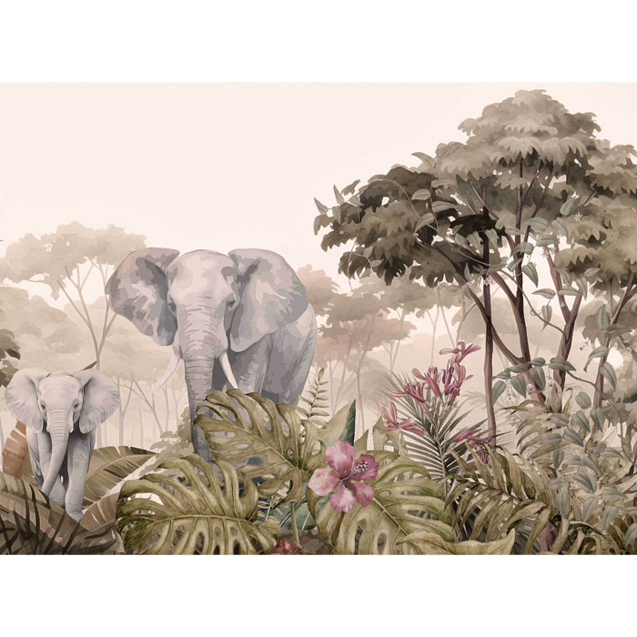 Papier peint panoramique La Marche douce  Intissé