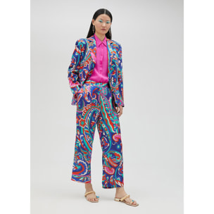 Pantaloni stampa paisley