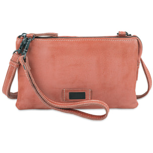 Bolso Bandolera Mujer Piel Lois Whitney Rojo