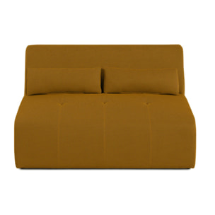 Onyx - canapé droit 2 places - en tissu mailles 3D - Jaune