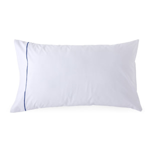 Funda de almohada yaki blanco/azul
