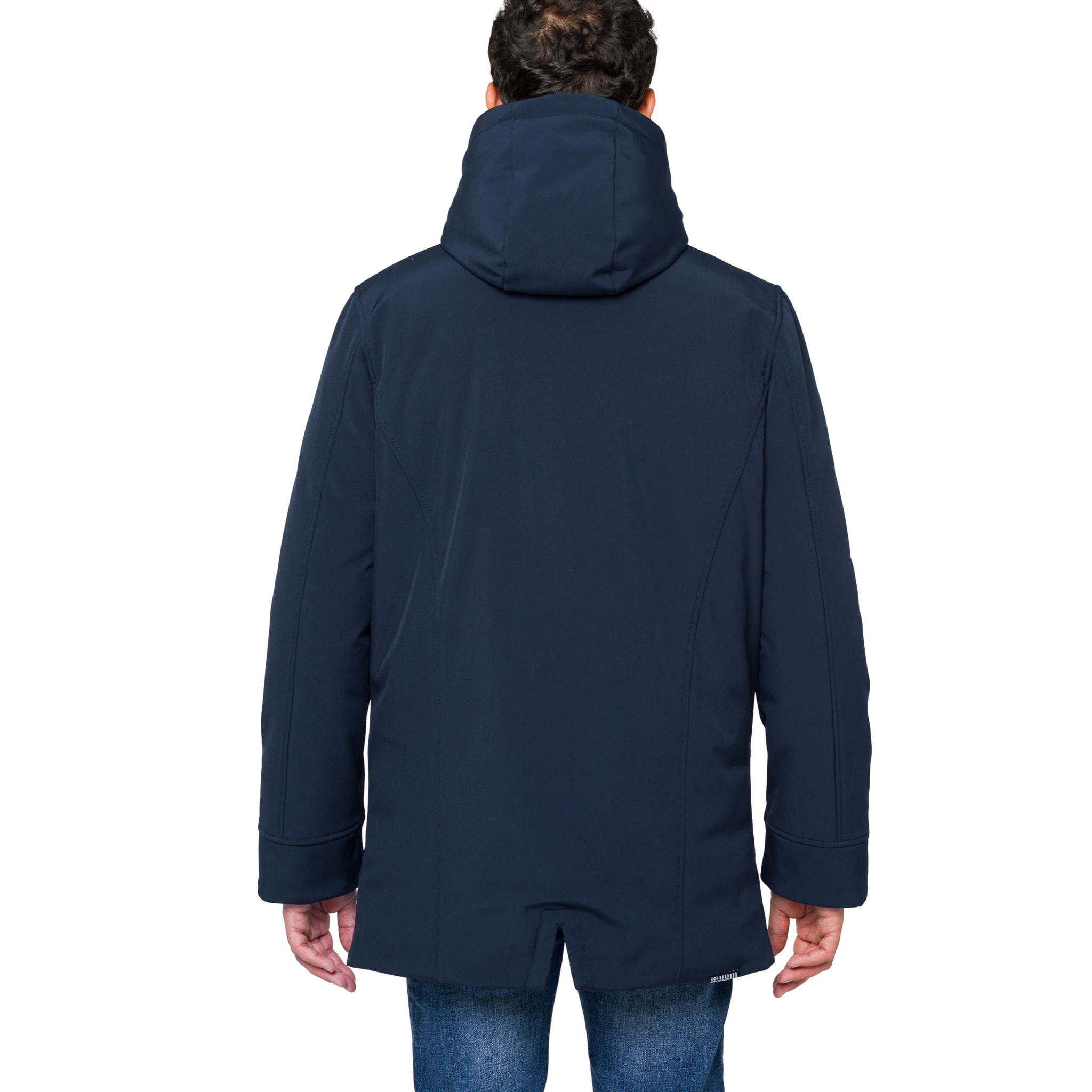 Parka ATITLAN imbottito impermeabile blu