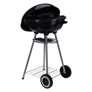 Well Home Barbacoa con ruedas tipo bowl Ø47cm