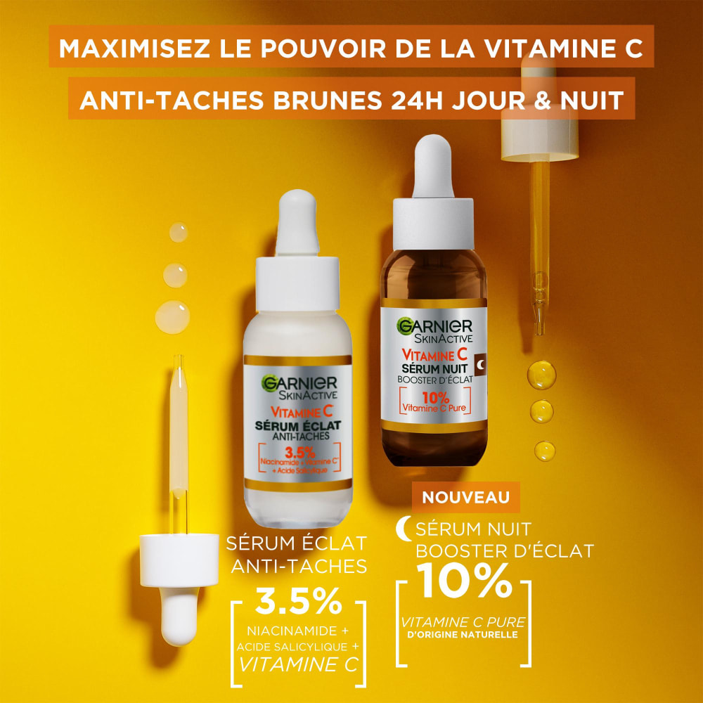 Garnier Vitamine C Sérum nuit Booster d'éclat