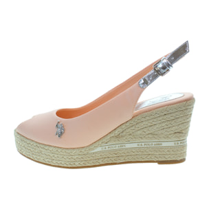 U.S. Polo Assn. - Sandali ALYSSA018W-4C1 in cotone per donna
