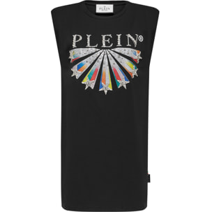 PHILIPP PLEIN T-Shirt Dress Short STARS