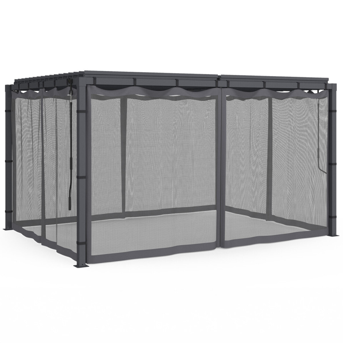 Moustiquaire pour pergola bioclimatique 4x3m