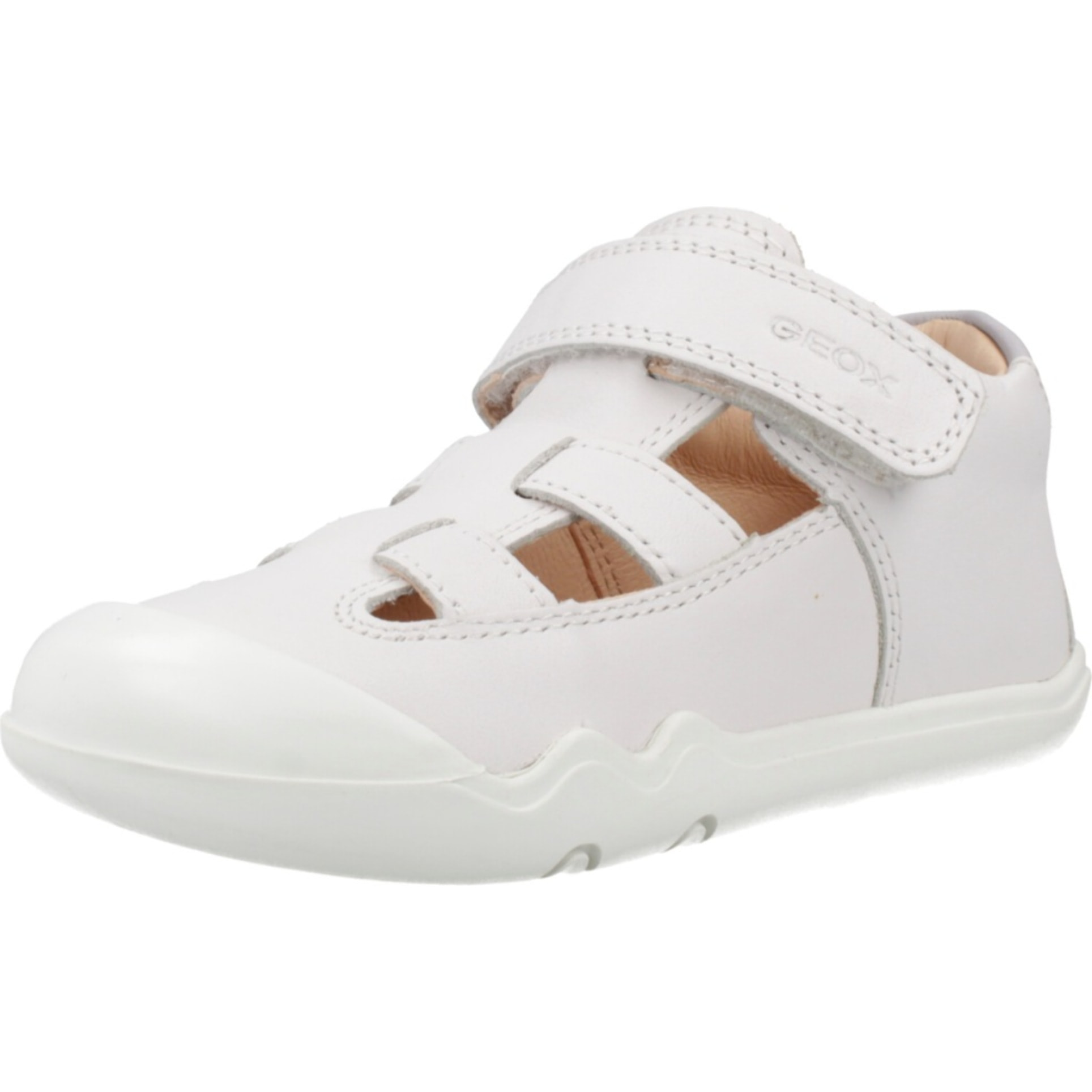 Sandalias Niño de la marca GEOX  modelo B STEPPIEUP BOY BLANCO