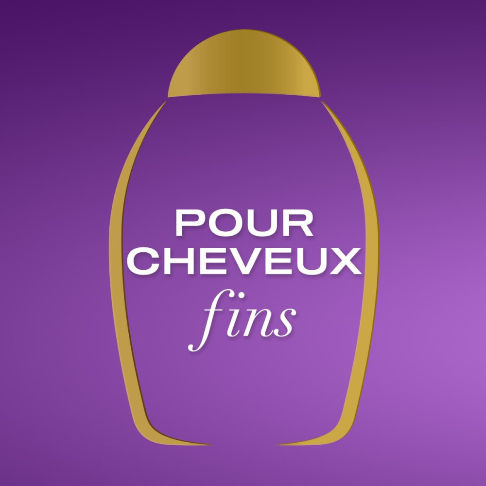 OGX Après-Shampooing Volumateur Biotine & Collagène, 385 ml – Soin capillaire avec formule infusée de nutriments – Sans sulfate