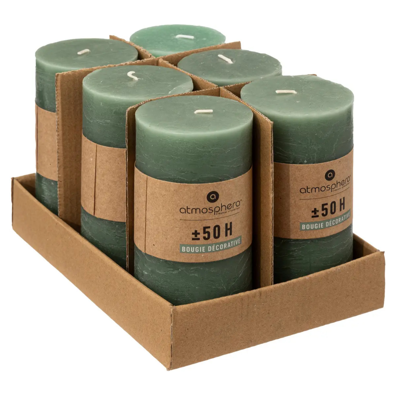 Bougie rustique vert eucalyptus 445g