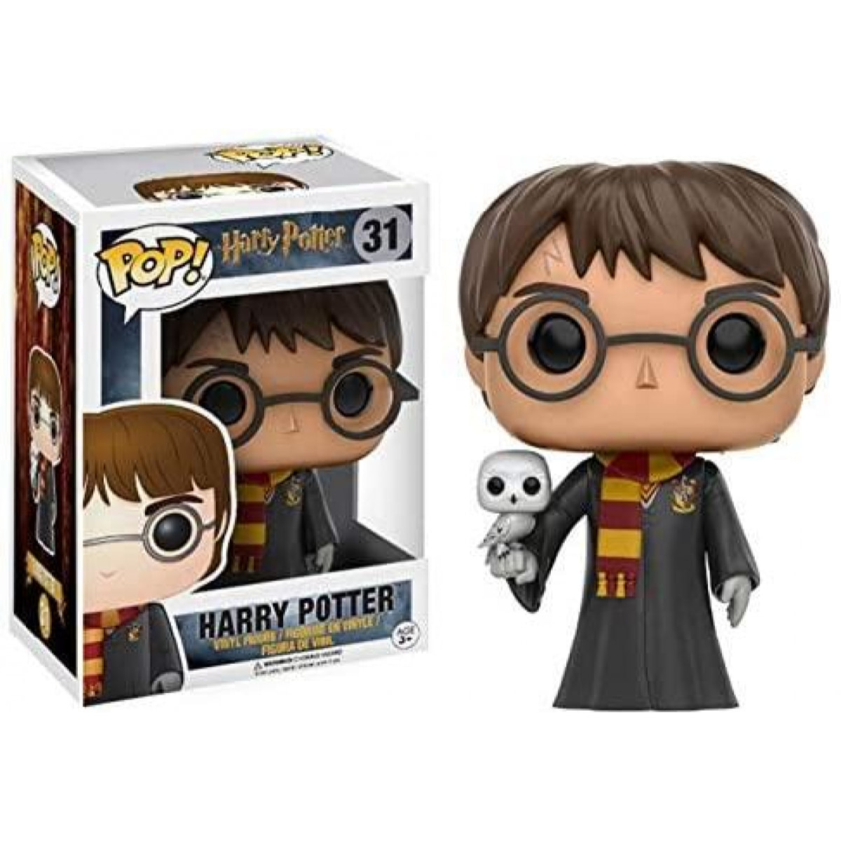 Harry Potter Funko POP Film Vinile Figura Harry Potter con Edvige 9 cm