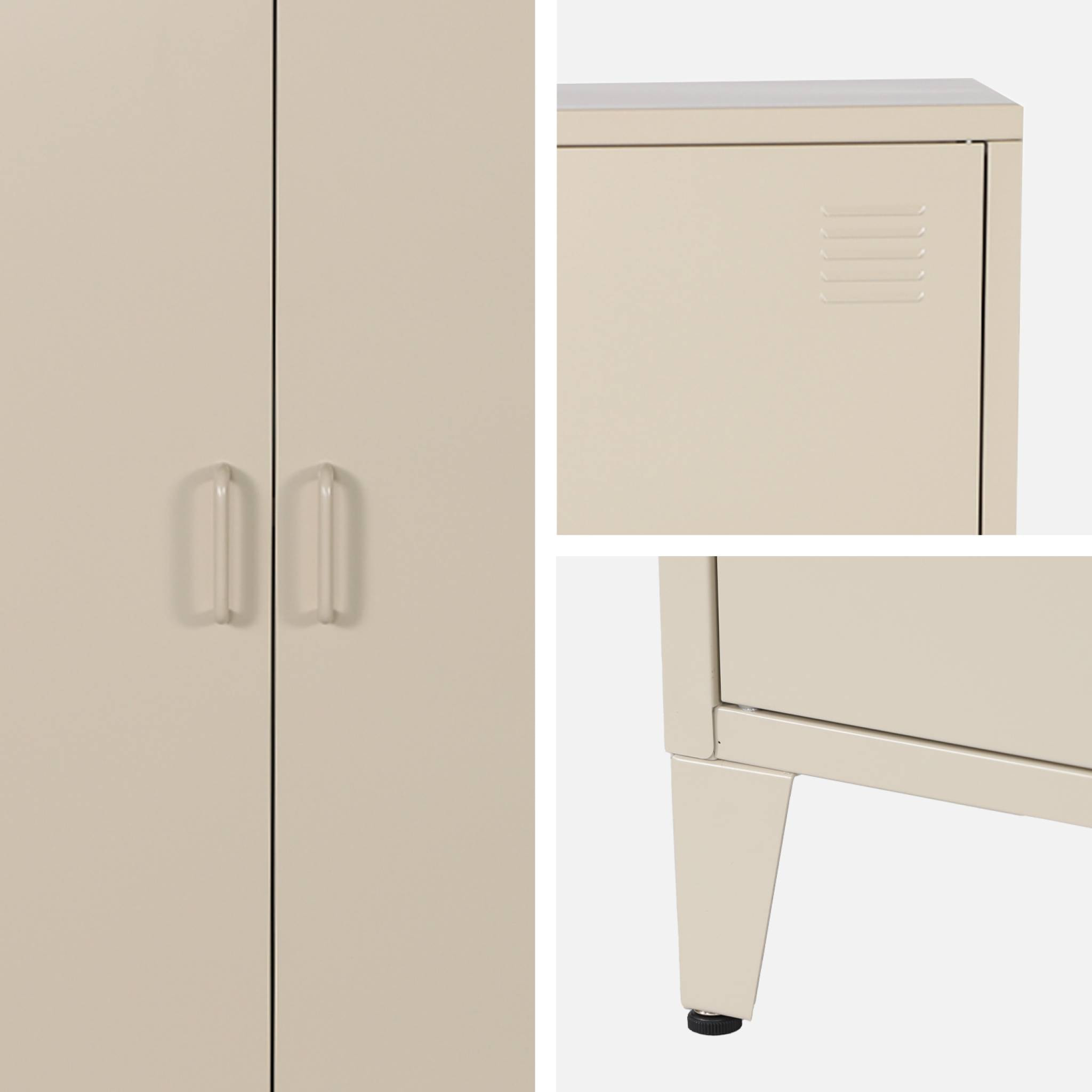 Commode/armoire industrielle métal 2 portes SOHO