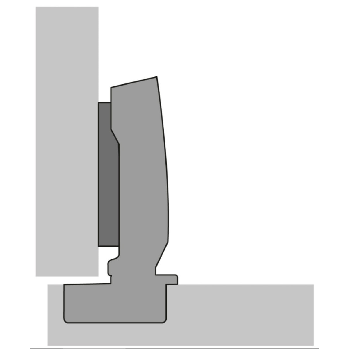 Charnière Sensys 8646i TH52 110° B12.5 Vis UE50 HETTICH - 9094270