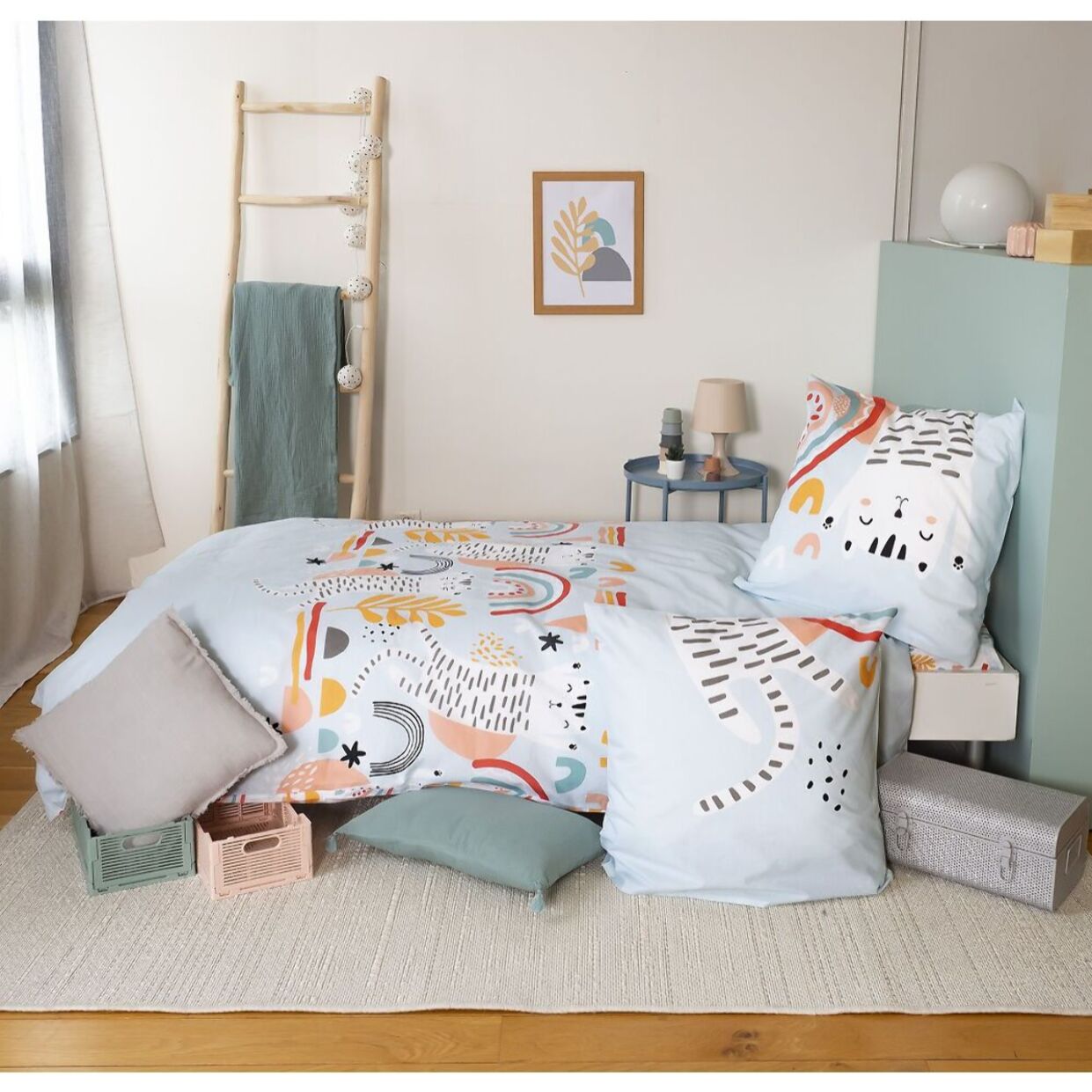 Parure de lit enfant 100% coton - CATCHI