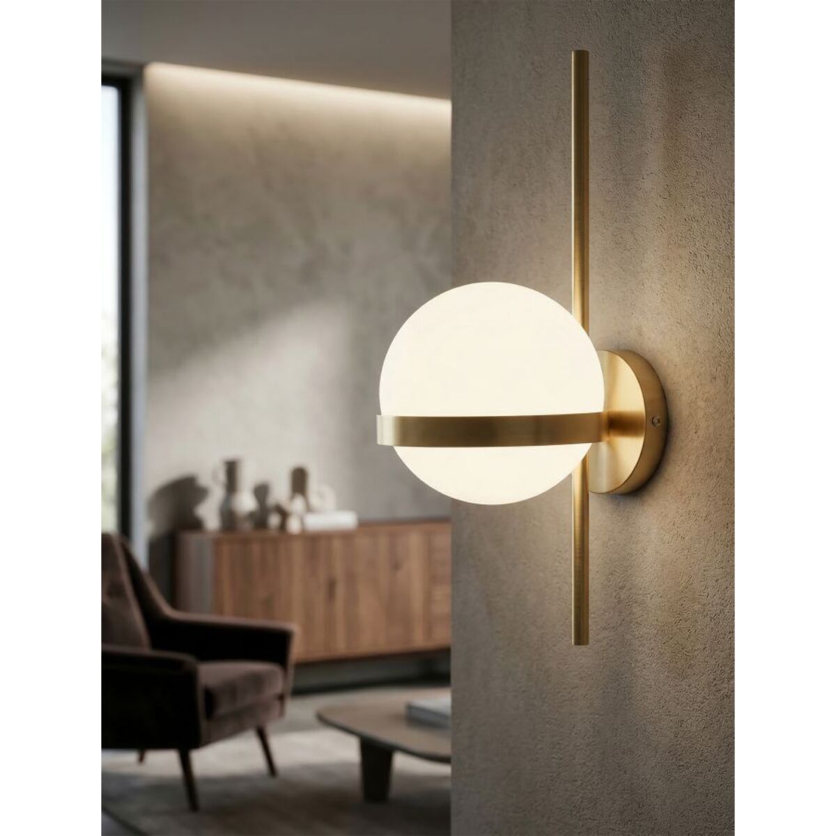 LAMPADA DA MURO GLAMY CIRCLE CM 15x20x40