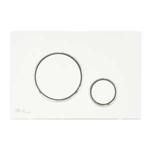 Pack WC bâti ECO 2L Swiss Aqua Technologies + WC suspendu Swiss Aqua Technologies + plaque blanc/chrome (STESTINWR03-FR)
