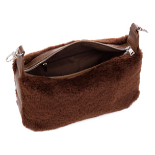 Atzara bolso de mano de pelo suave.