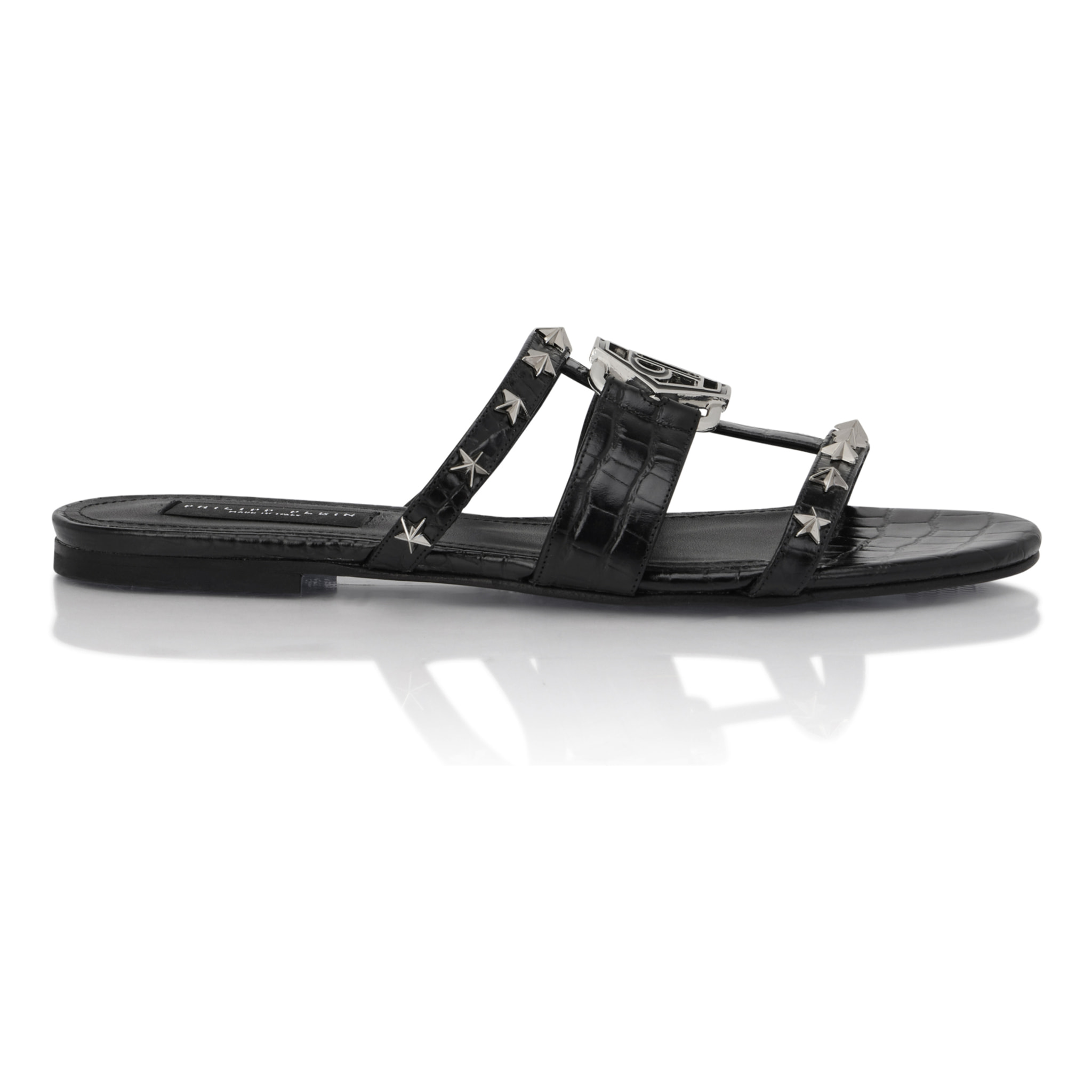 PHILIPP PLEIN Cocco Print Slides Stars Hexagon