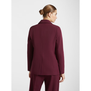 Elena Mirò - Blazer de cady - Burgundy