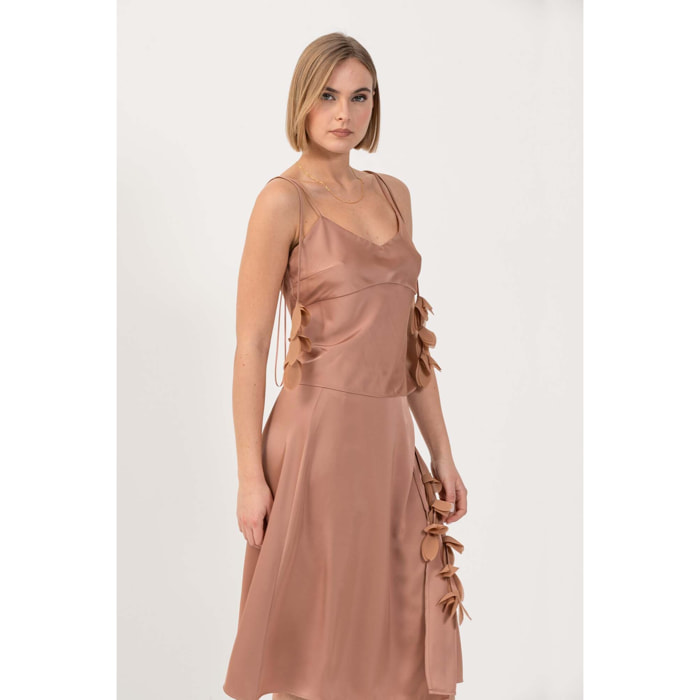 Kocca - Top con spalline e dettagli floreali Donna