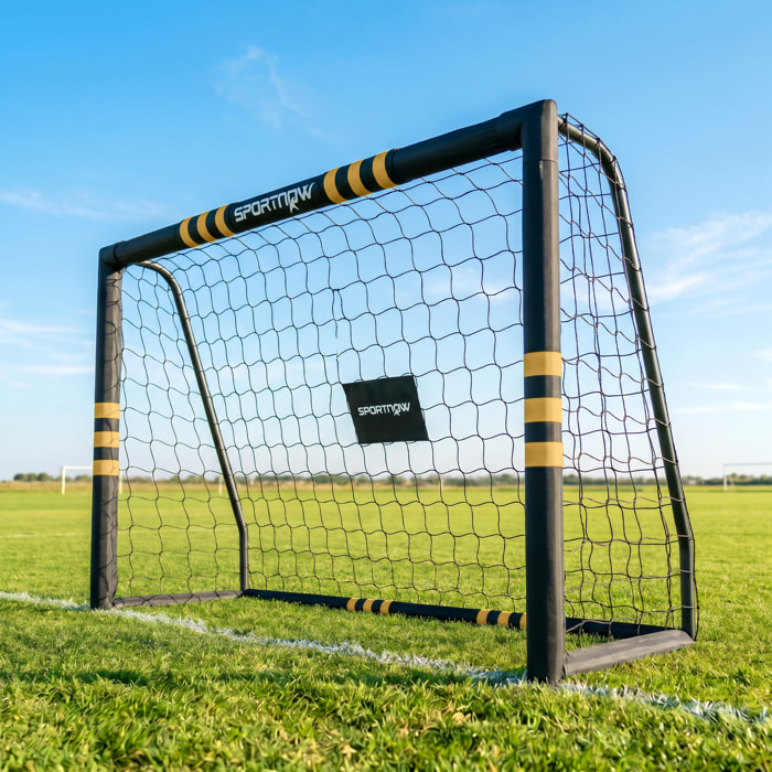 But de football - cage de foot - but futsal dim. 1,8L x 1,2H m - châssis métal moussé
