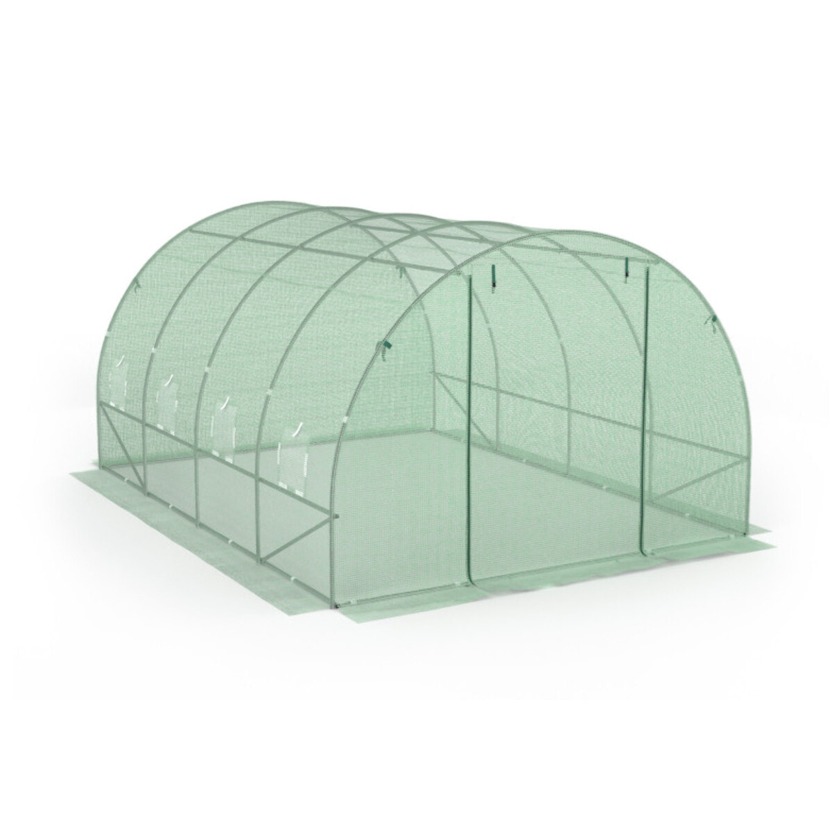 Serre tunnel verte 3x4m