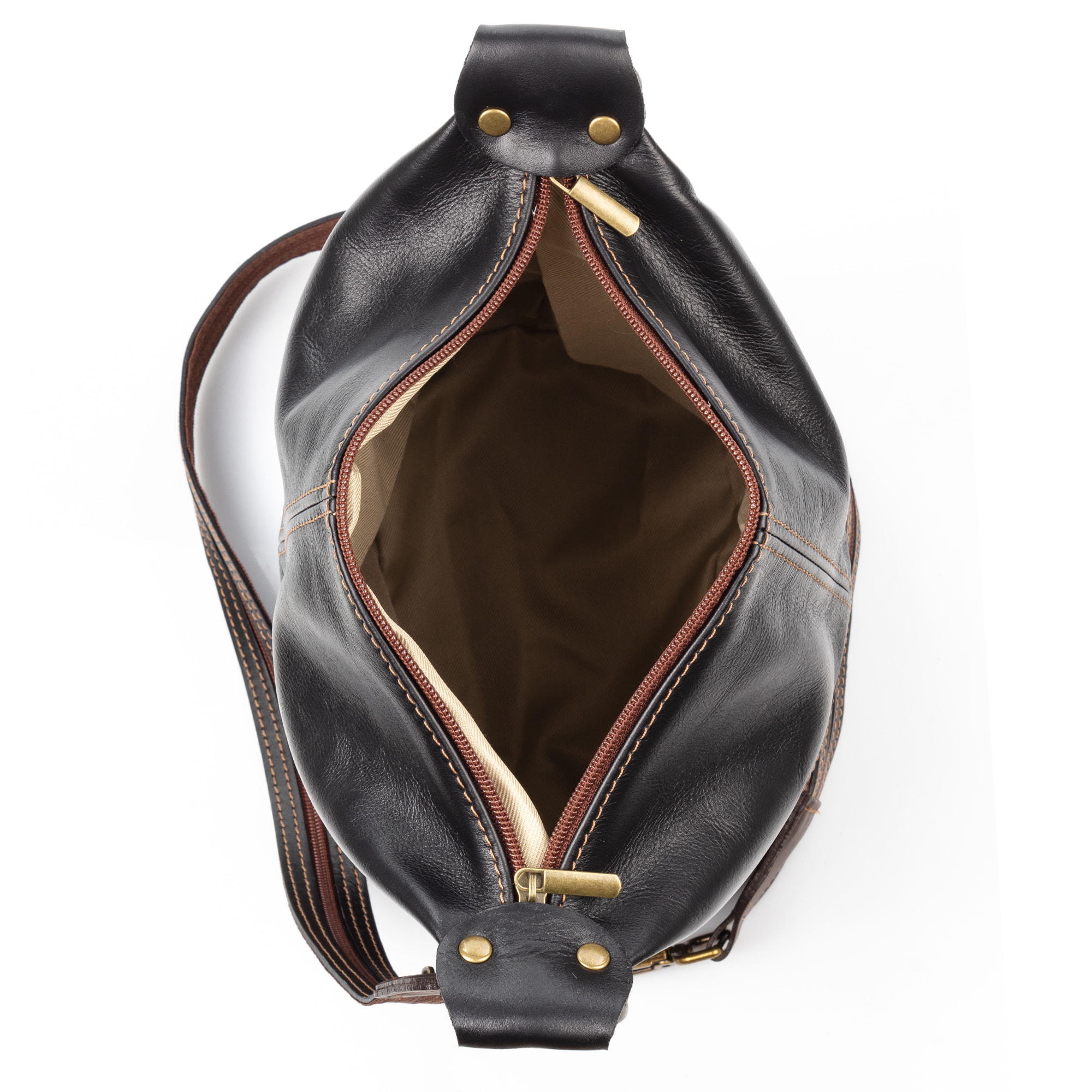 Alvito borsa a tracolla - zaino Donna. Pelle autentica - Sauvage.