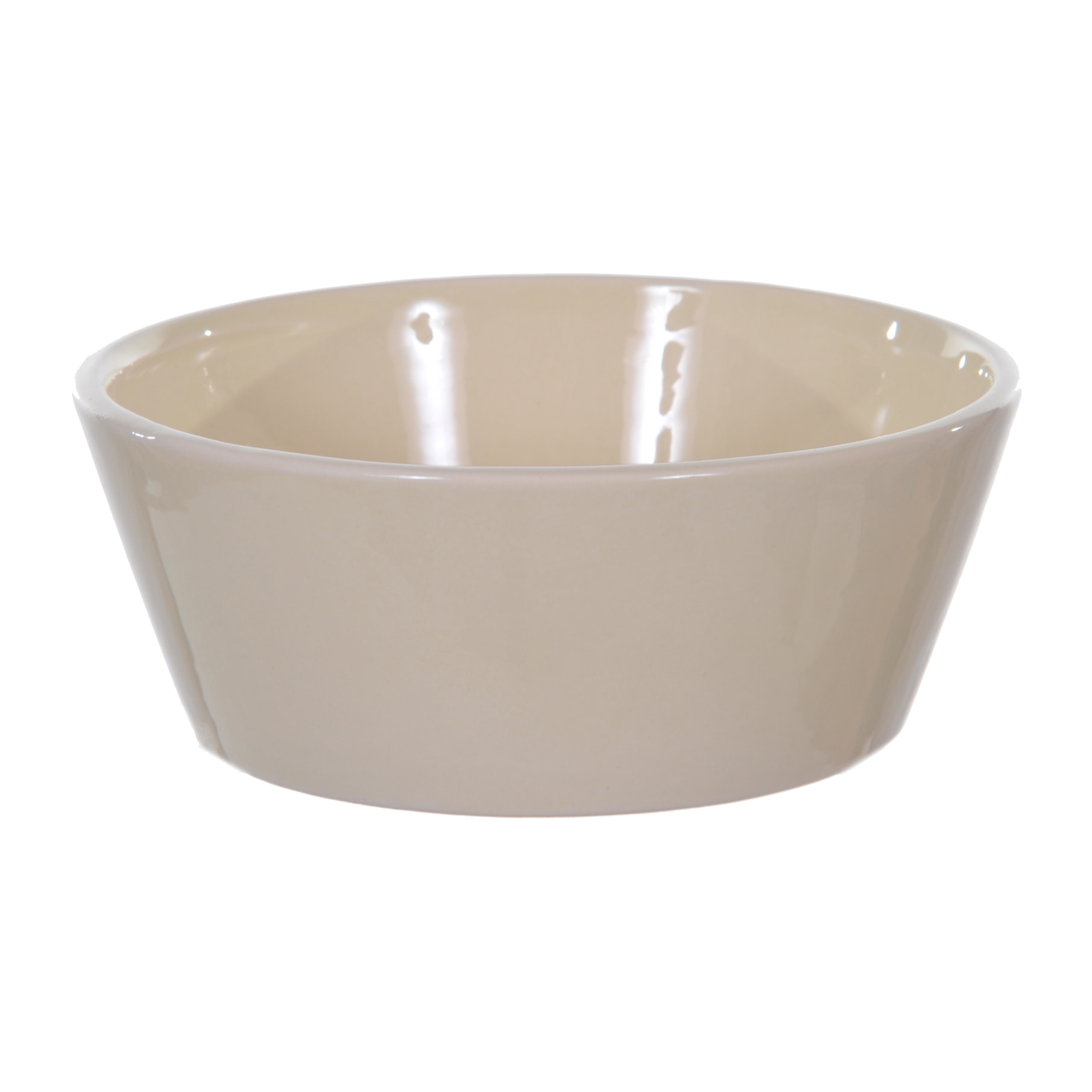 Ciotola In Ceramica. Larghezza 13Cm - Pezzi 6 - 13X5,5X13cm - Colore: Bianco - Bianchi Dino - Ceramica