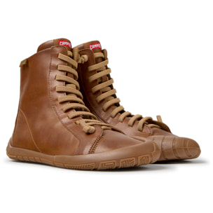 Botines - CAMPER Peu Path+ - Marron - Piel lisa