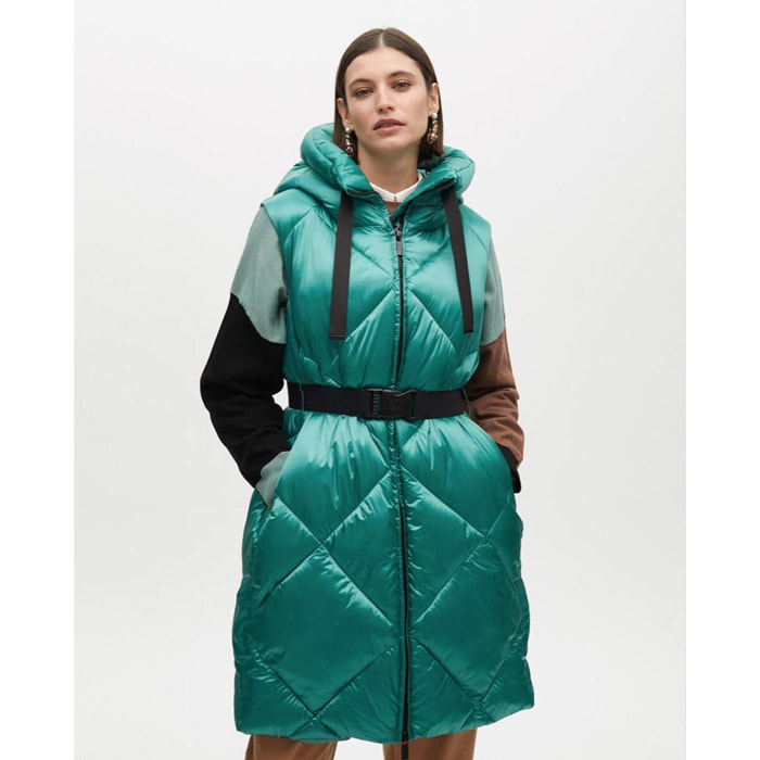 Gilet Imbottito con Cappuccio