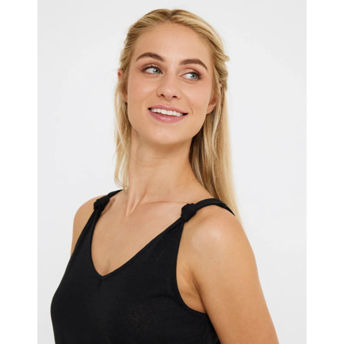 Camiseta Tirantes Negro - Dixie