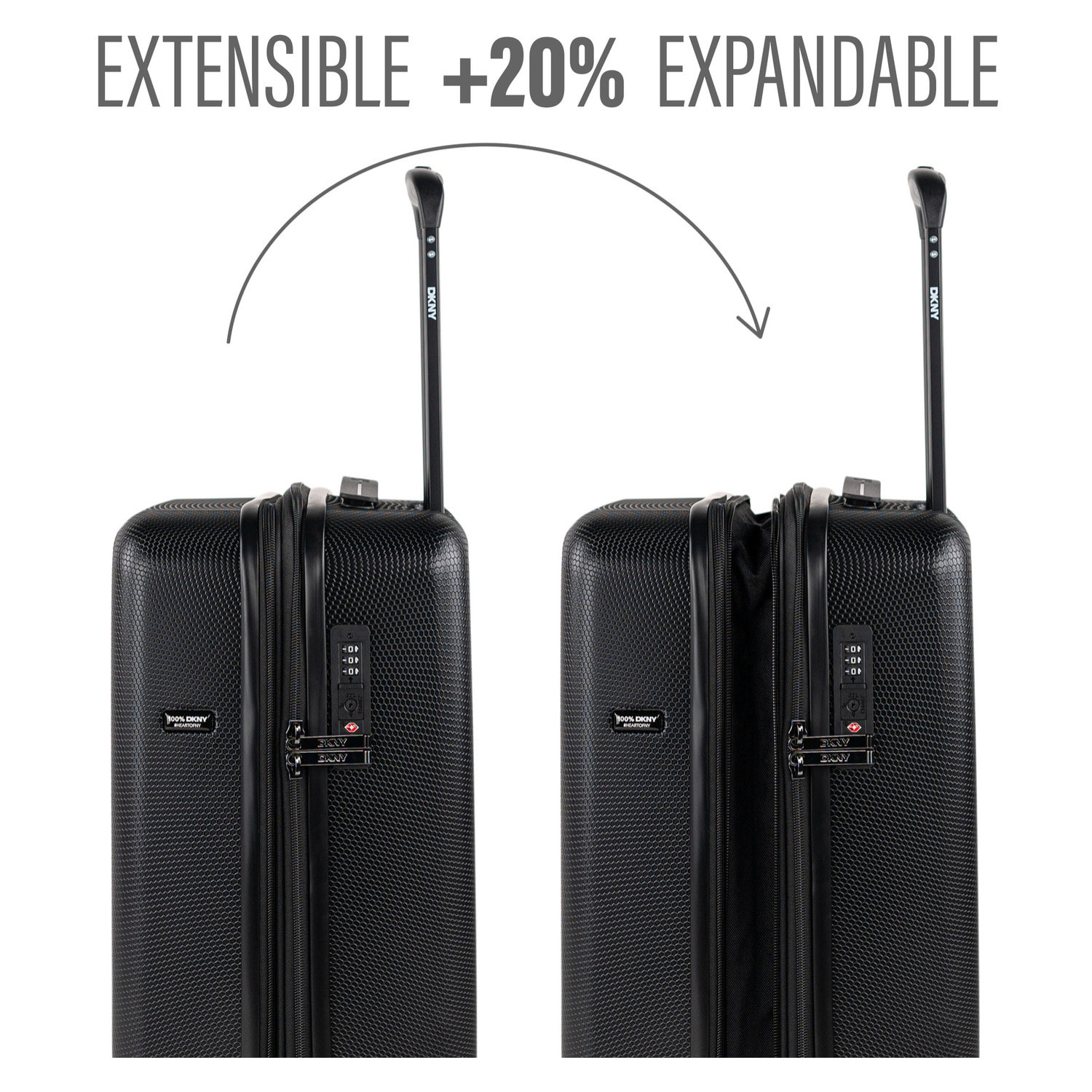 Juego De Maletas Pc Dkny Dkny-3103 Simply Put Negro
