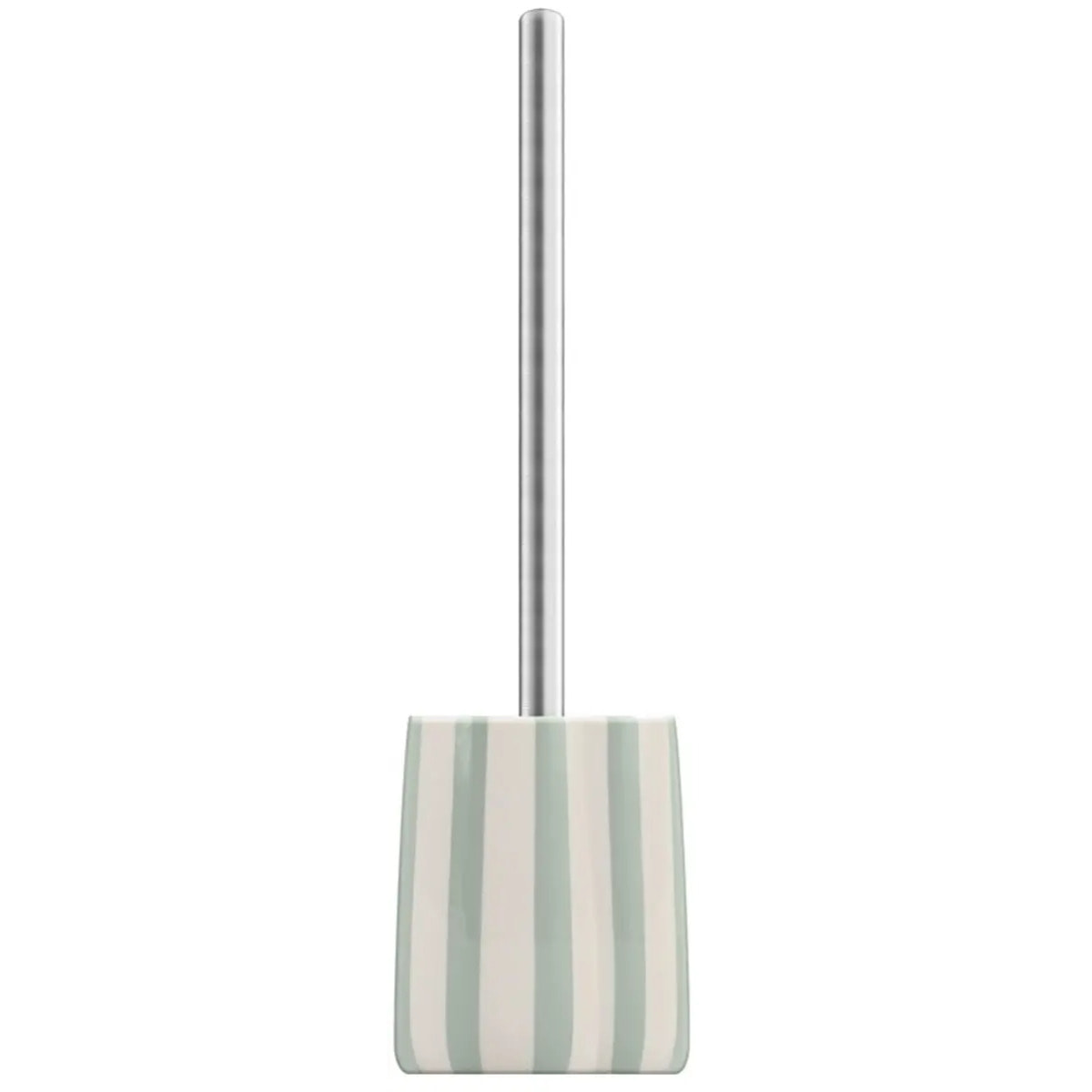 Brosse wc Strio rayures vert céladon