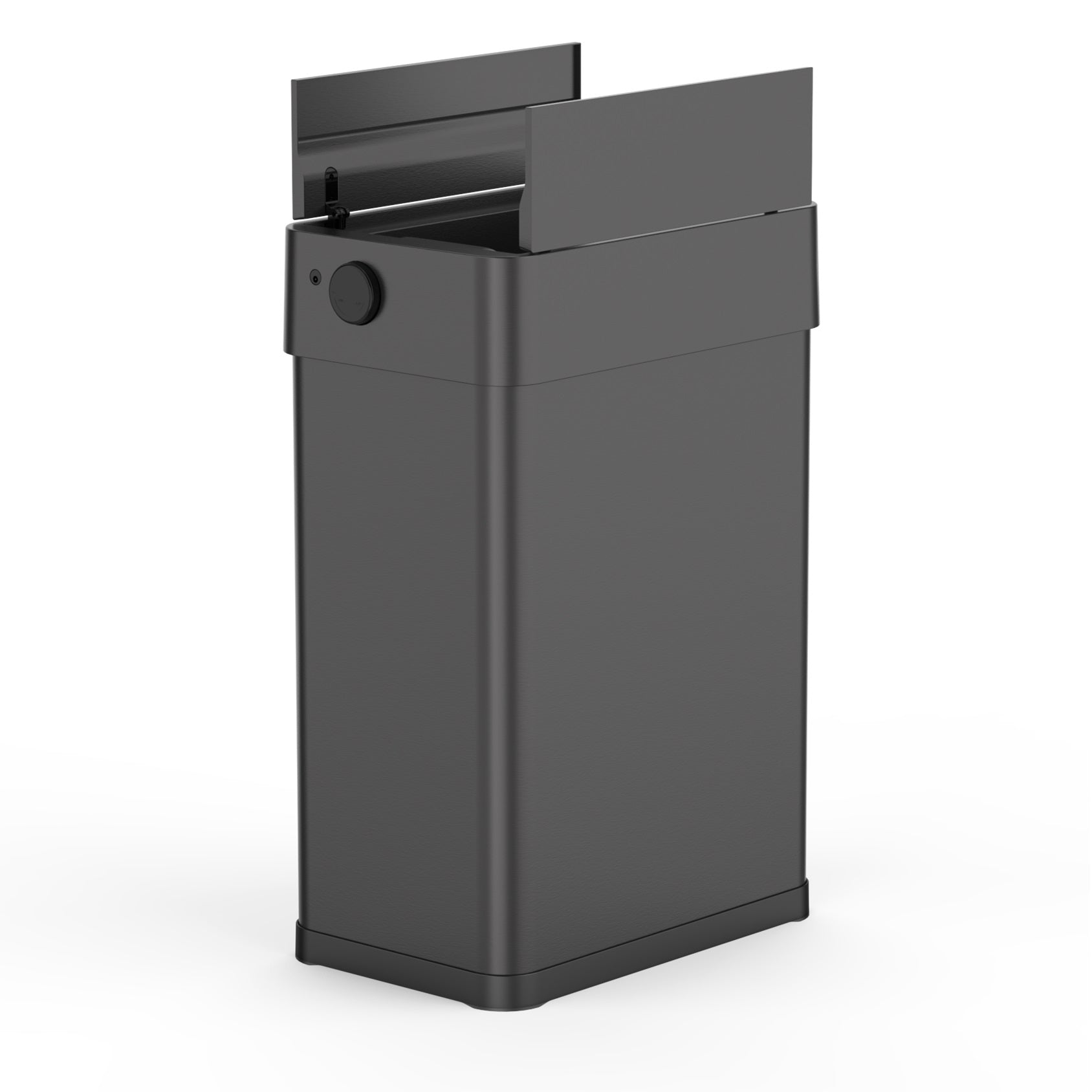 Poubelle automatique inox SILVERLAKE noir 60L