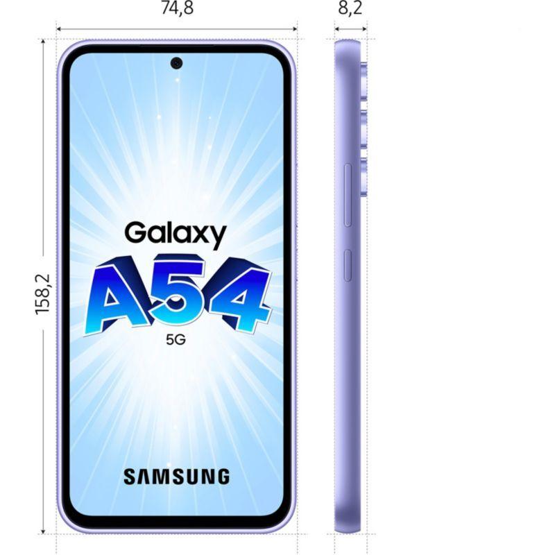 Smartphone SAMSUNG Galaxy A54 Lavande 128Go 5G
