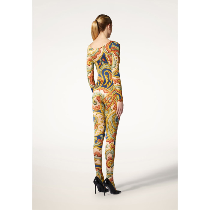 PAISLEY BAROQUE CATSUIT