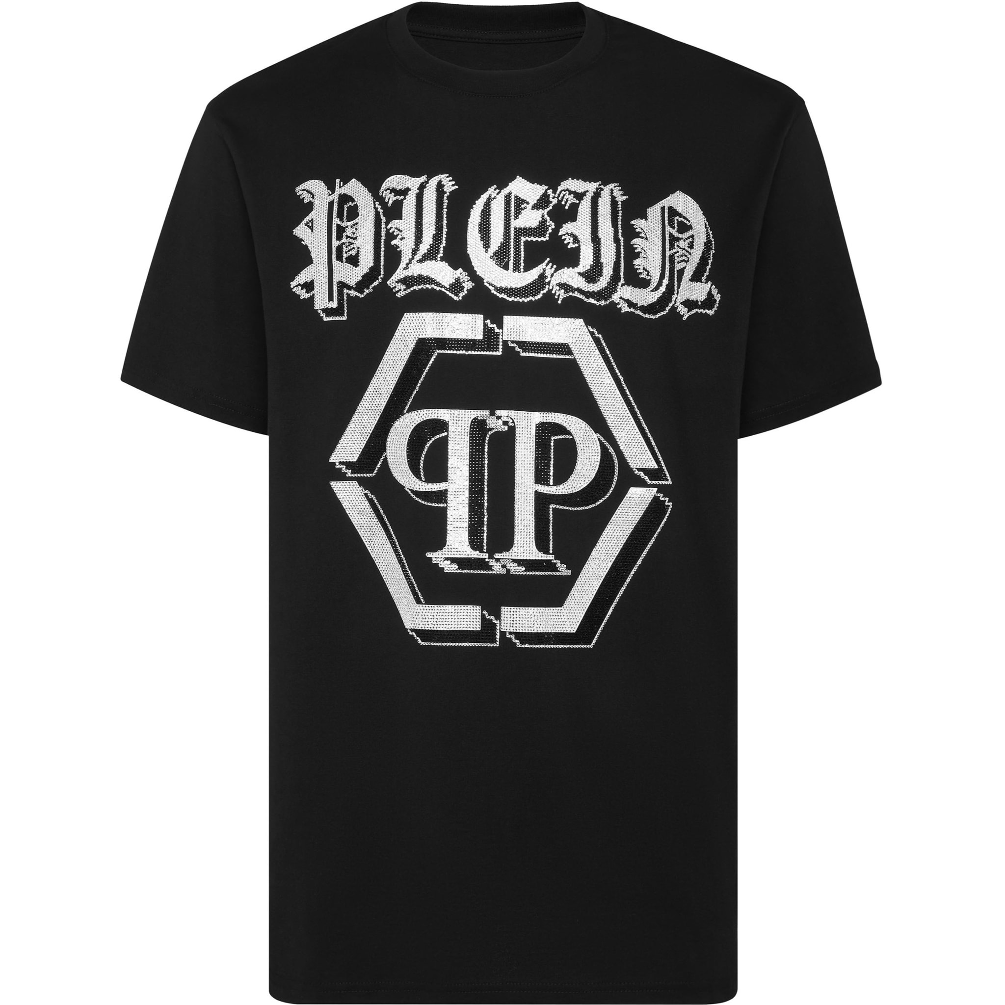 PHILIPP PLEIN Maglietta a girocollo CHROME
