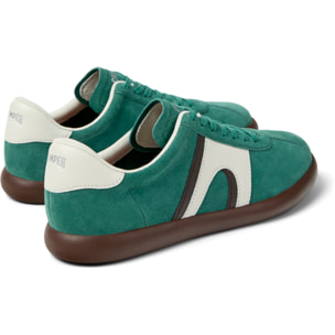 Sneakers - CAMPER Pelotas Soller - Verde - Pelle nabuk