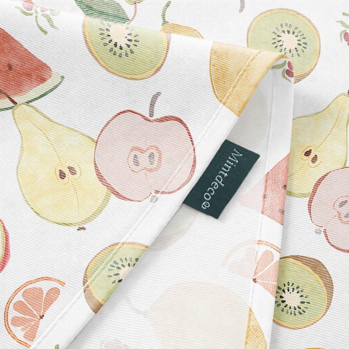 Nappe anti-taches FRUTAS MULTICOLORE - enduite