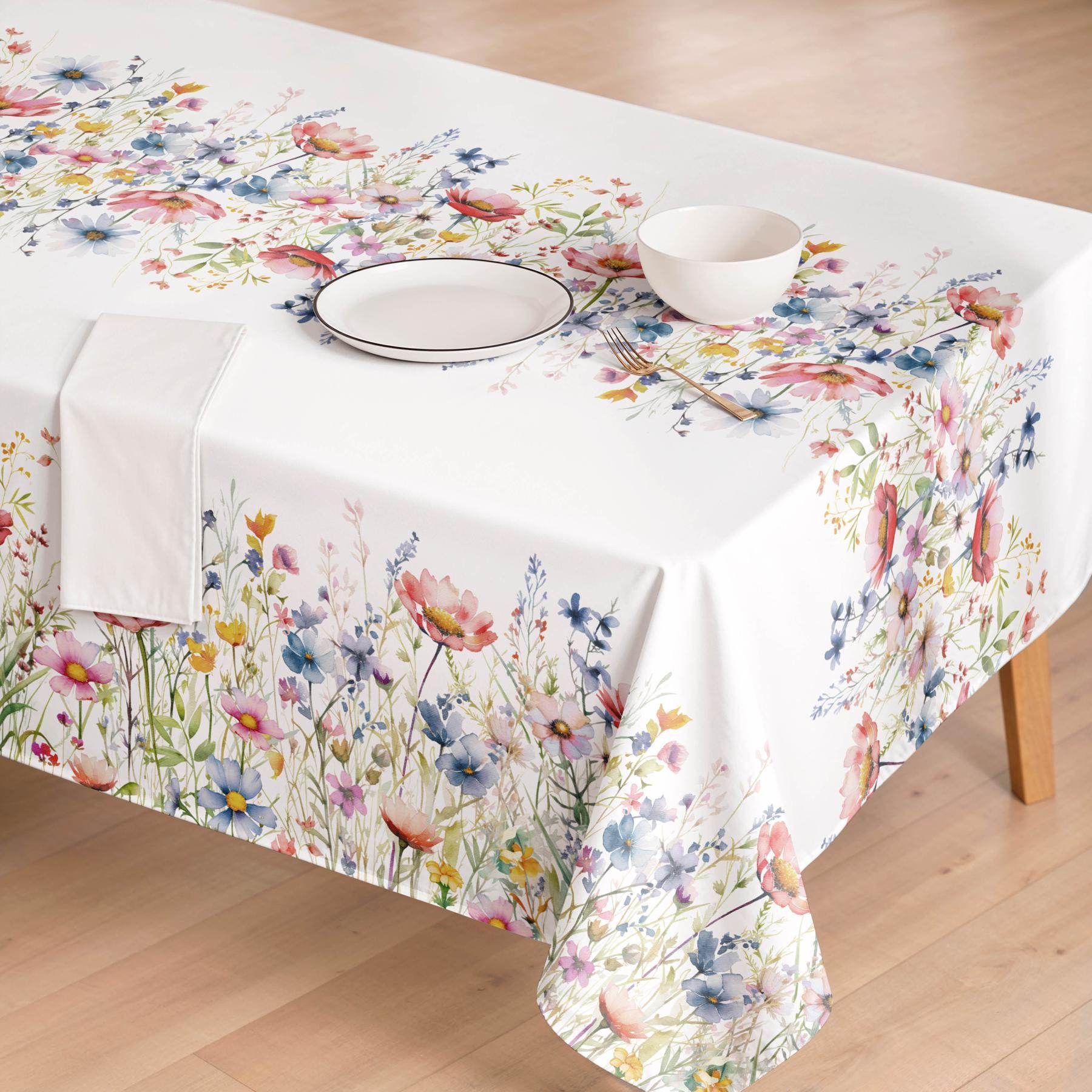 Nappe imprimée anti-taches DAINA MULTICOLORE