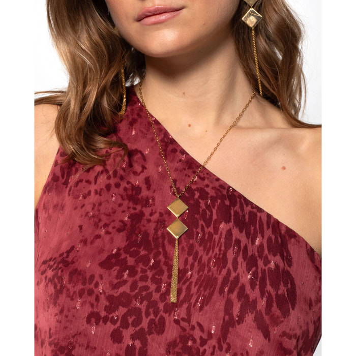 Collar dorado de mujer