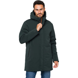 Parka KHANGAR acolchada impermeable verde oscuro