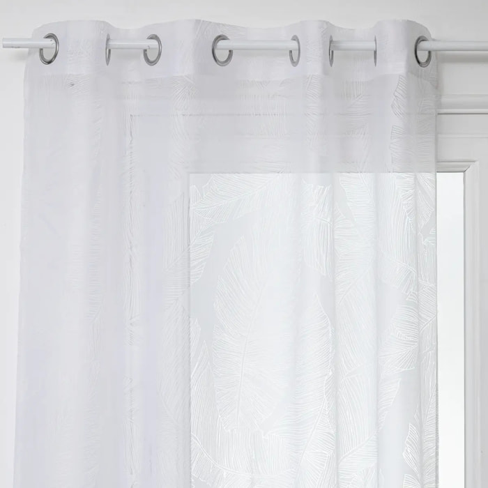 Voilage "Devo" blanc 140x240cm