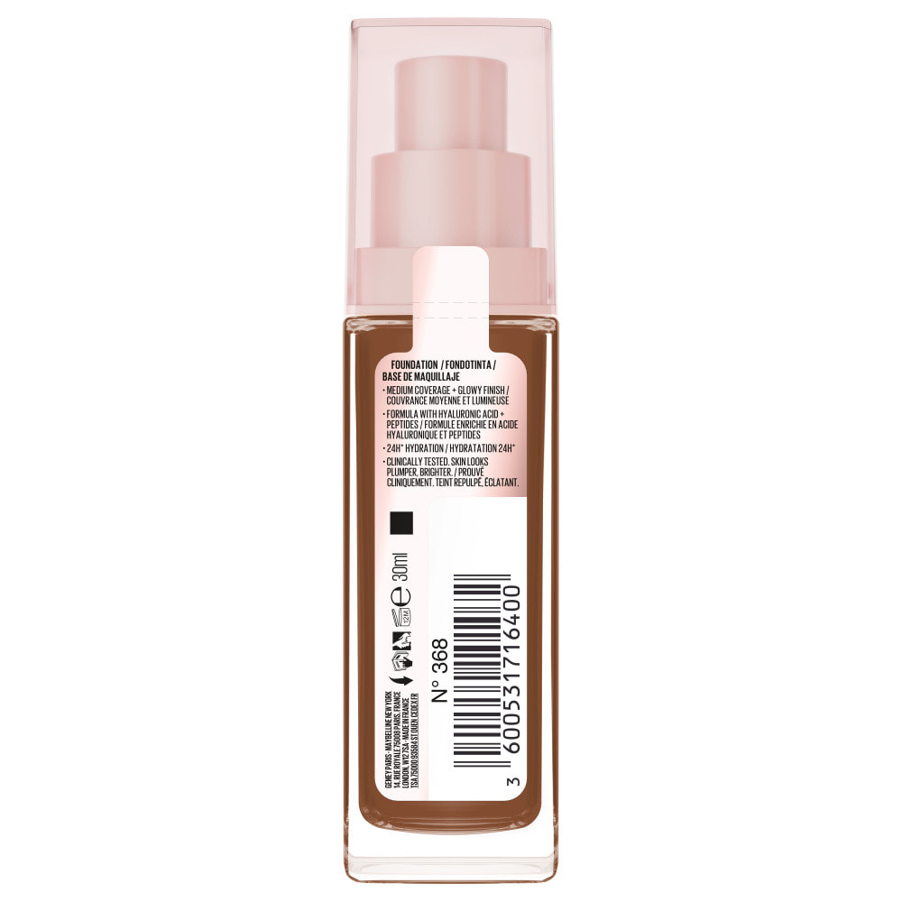 Maybelline New York Lifter Plump & Glow Foundation 368 30 ml