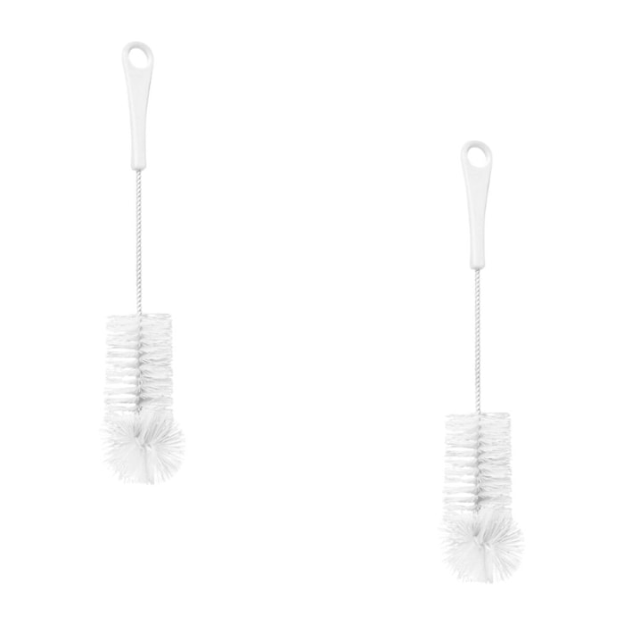 Ensemble de 2 Goupillons pour bouteille en nylon 33 cm Fackelmann Tecno