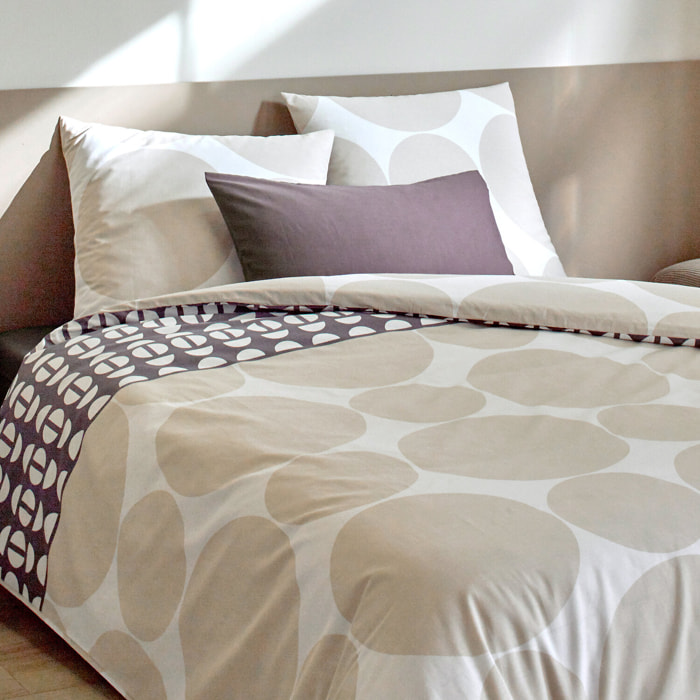 Parure housse de couette coton multicolore