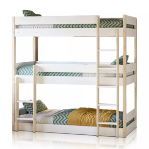 Litera Tristack Blanco - Oak Soft