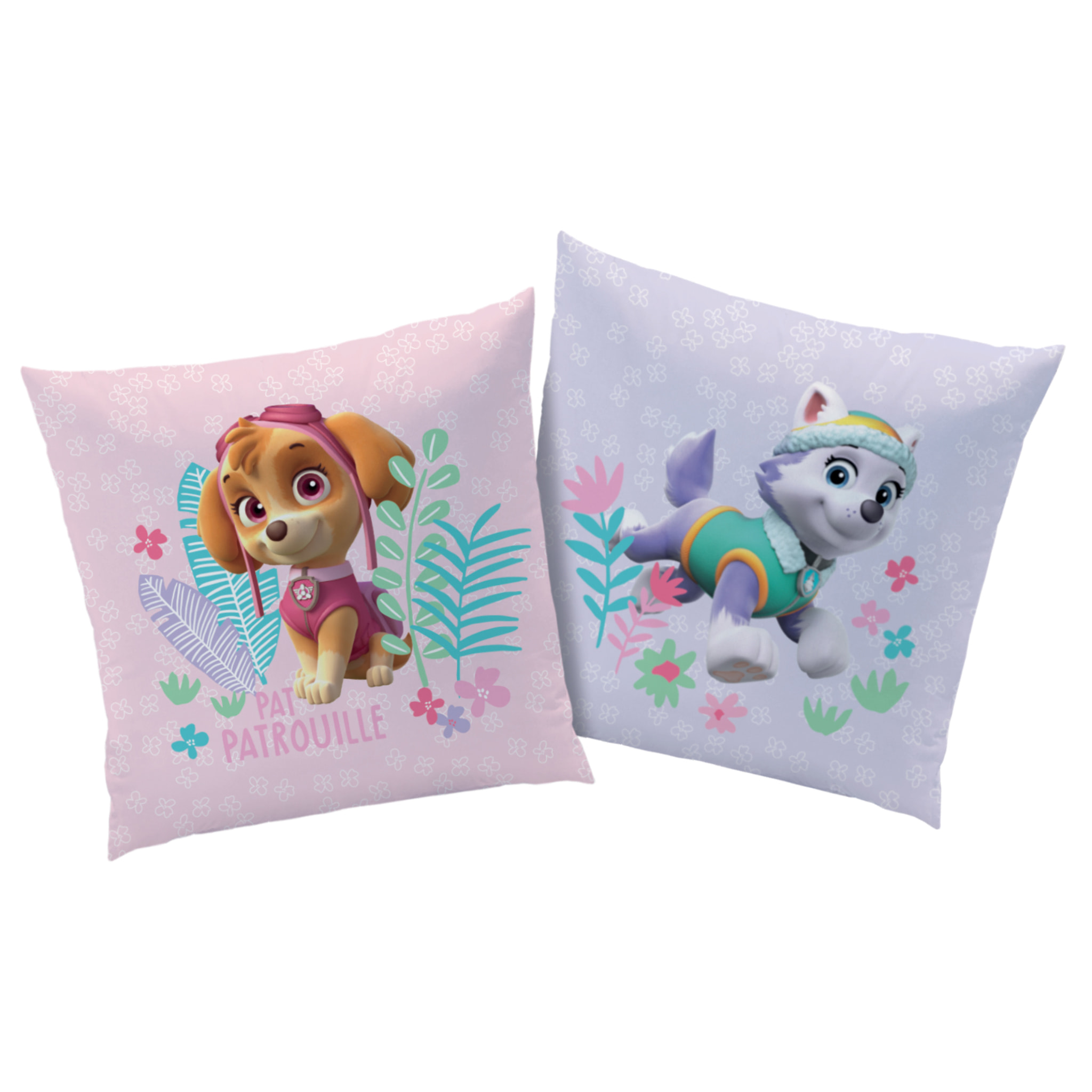 Coussin imprimé 100% polyester, PAT PATROUILLE PARADISE
