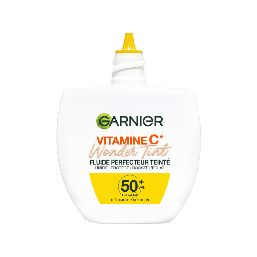 Garnier SkinActive Vitamine C Fluide Perfecteur Teinté Wonder Tint SPF50+, Teinte Claire